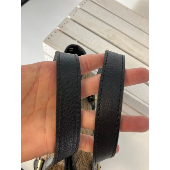 PATRICIA NASH LARGE CANVAS, LEATHER MAP PRINT SHOULDER BAG - Picture 6 of 16